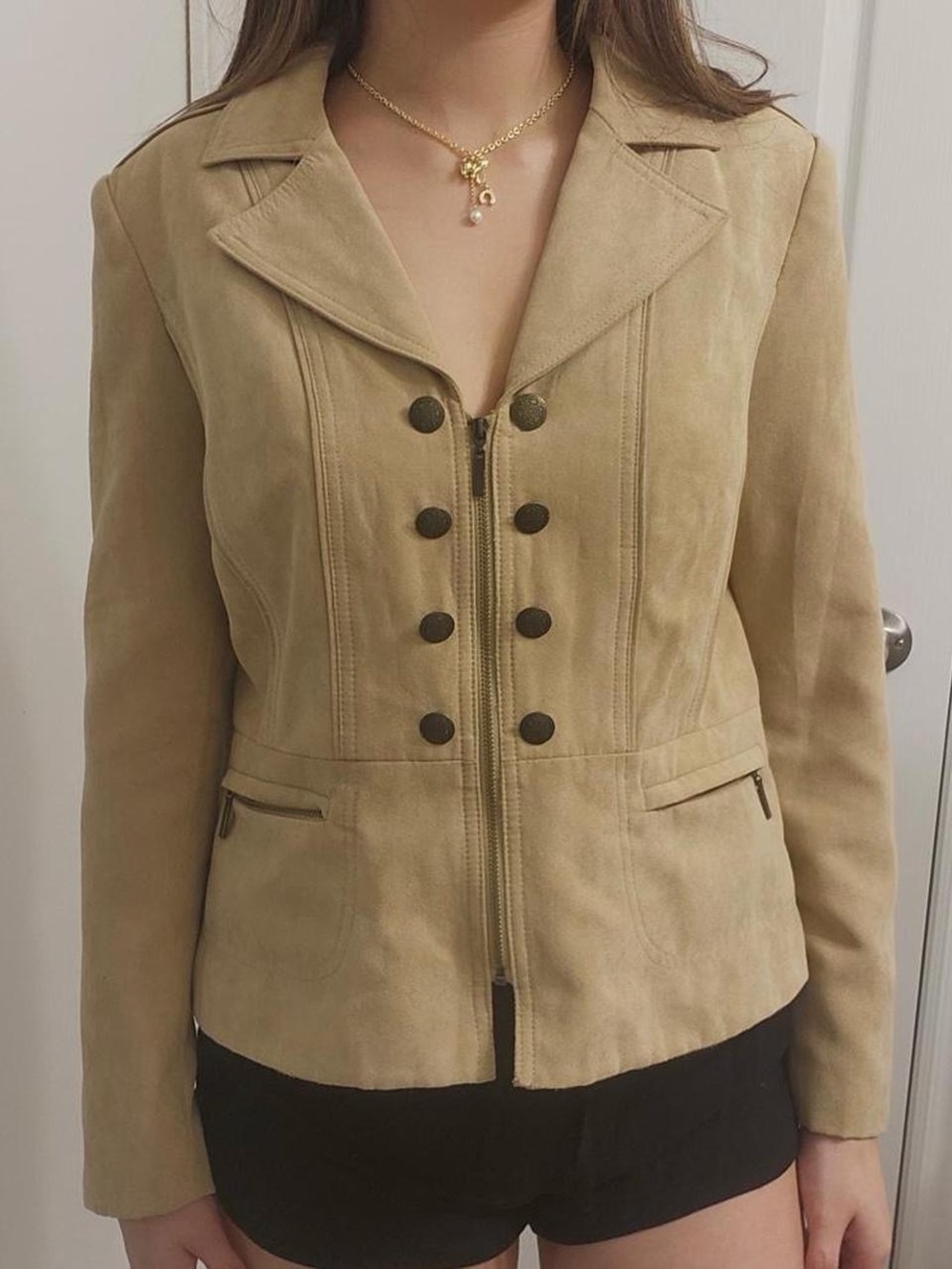 90’s Tan Blazer Jacket